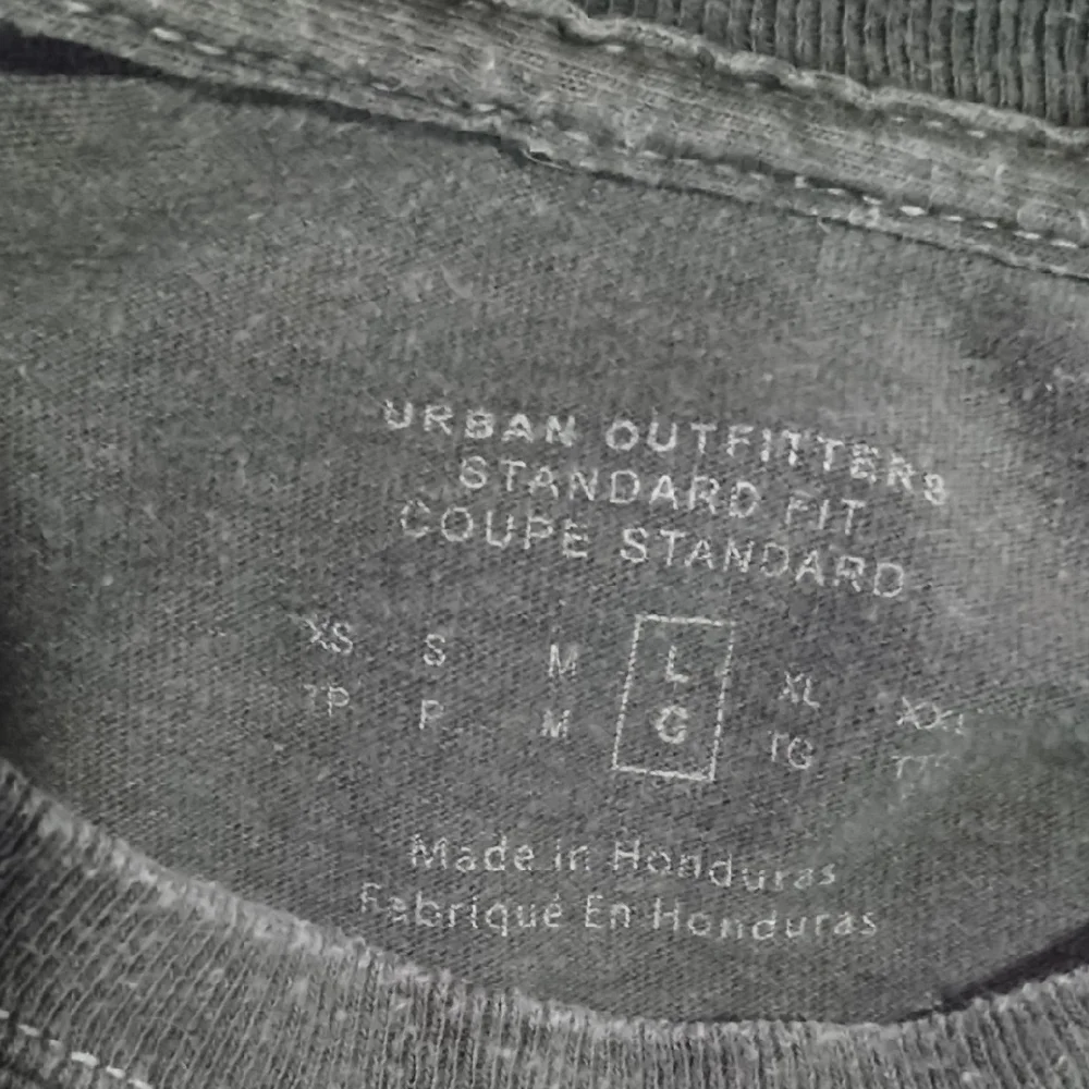 Urban Outfitters Other Side Take Me Away Gray Long Sleeve T-shirt Grunge Y2K